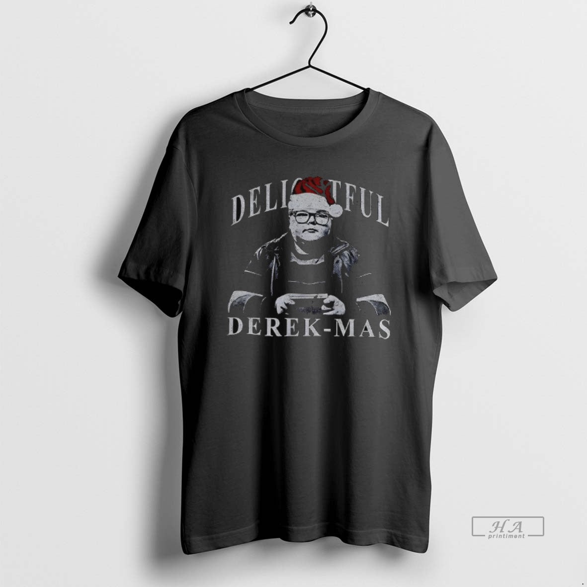 Official Delightful Derek Mas Santa Hat Merry Christmas