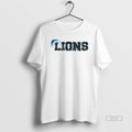 Official Detroit Lions Blue Lights Santa Hat Merry Christmas