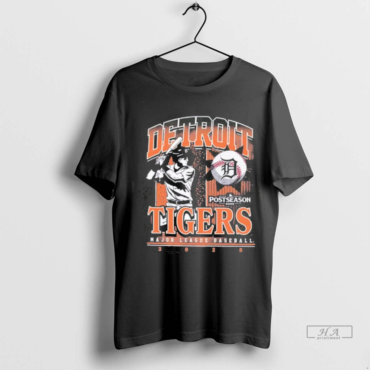 Official Detroit Tigers 2025 Postseason Participant Playoff Vintage Tee Tshirts Sweater