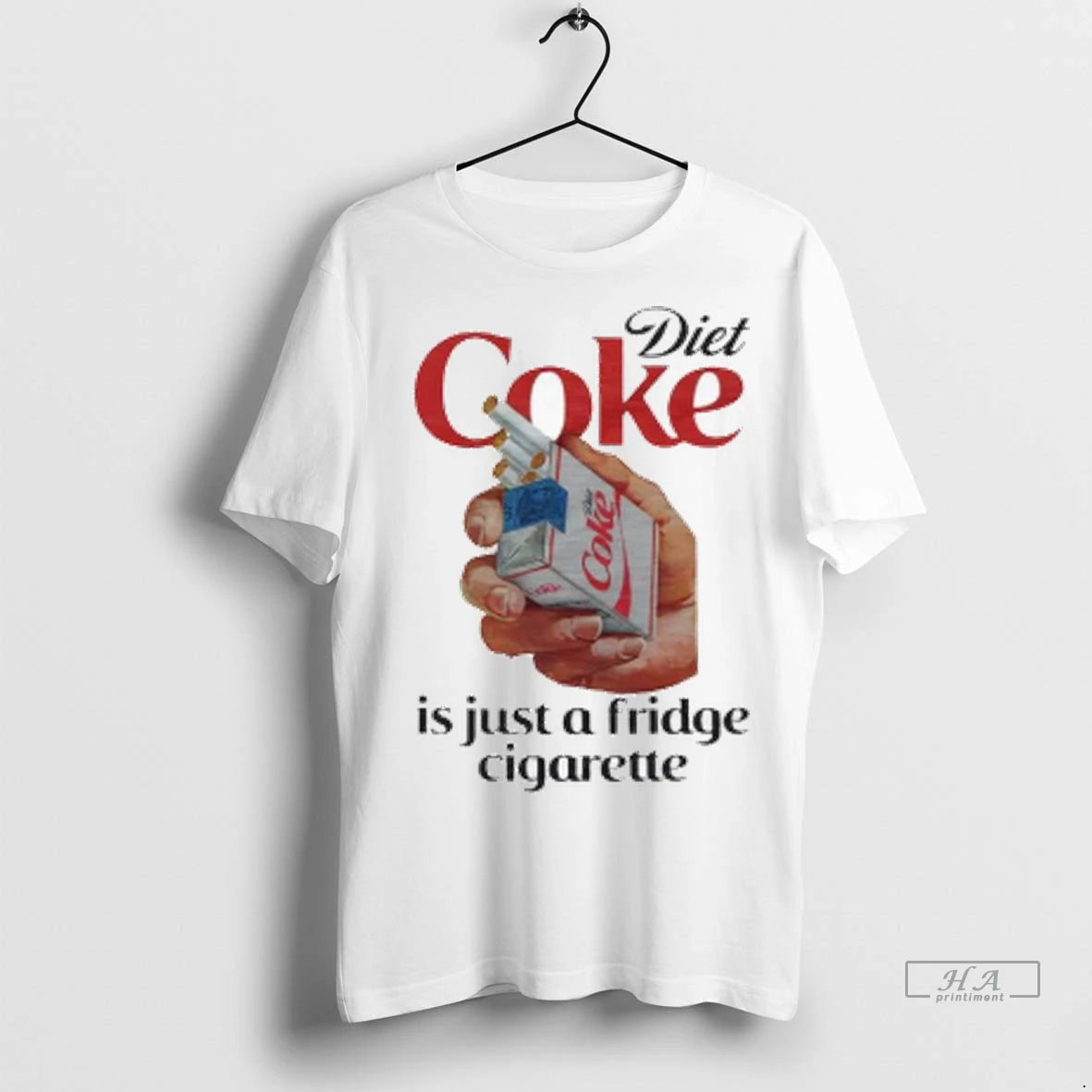 Official Diet Soda Is Just A Fridge Cigarette Retro Ladies Tshirts Sweater