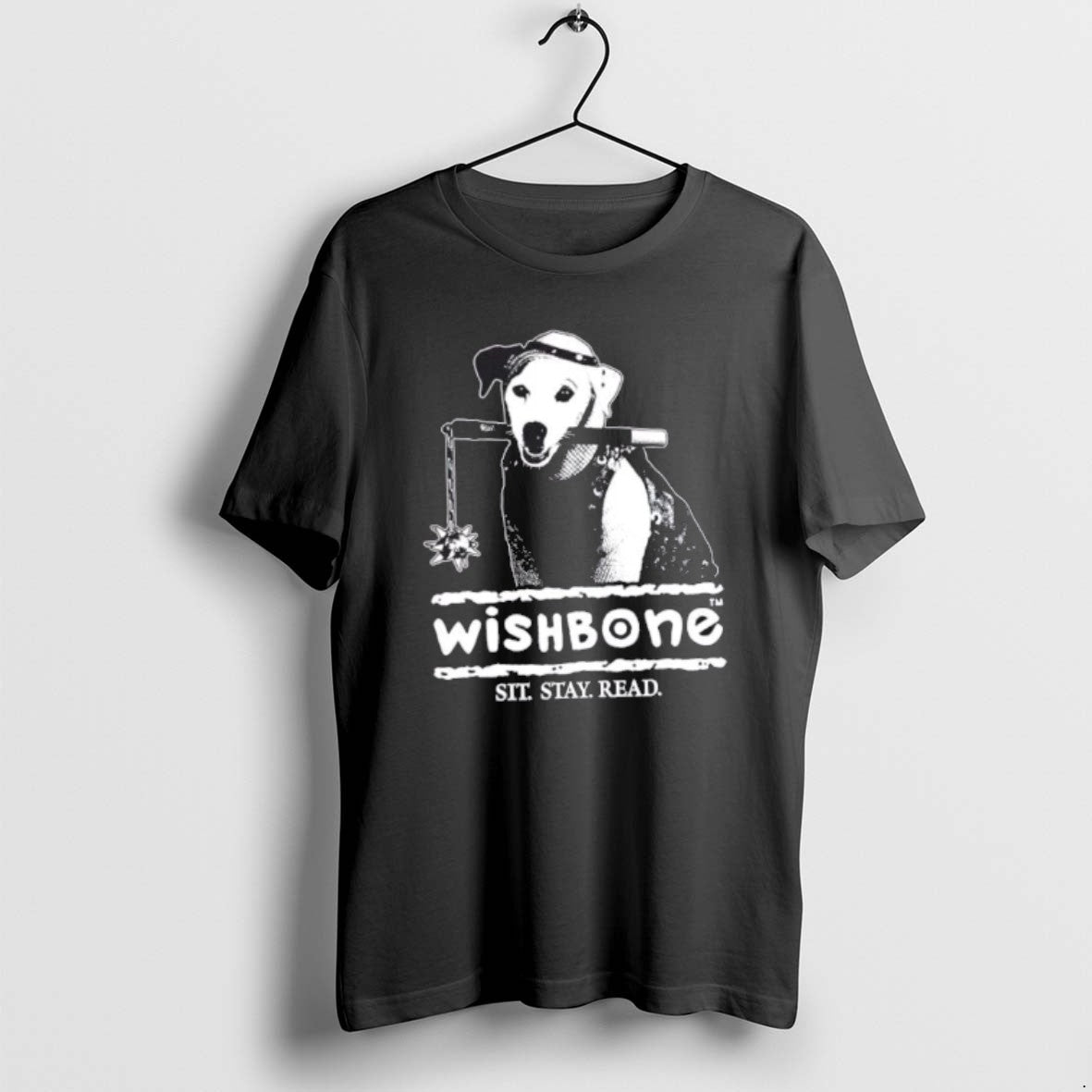 Official Dog Wishbone Sit Stay Read