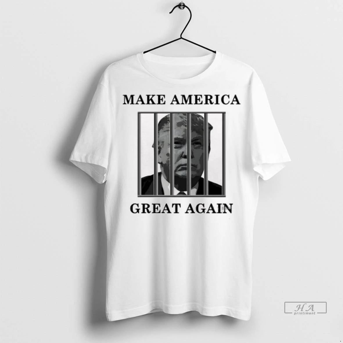 Official Donald Trump Jail Make America Great Again Funny Political Tshirts Sweater