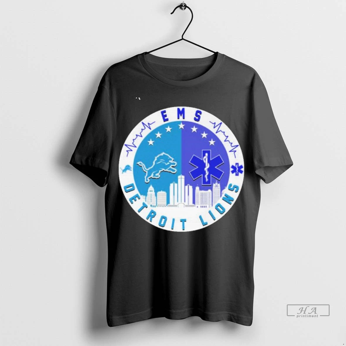 Official Ems Detroit Lions Skyline Tshirts Sweater