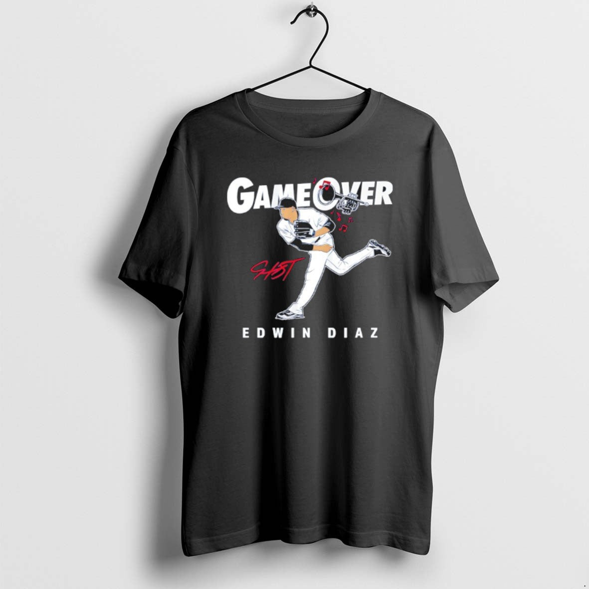 Official Edwin Diaz Game Over Los Angeles Signature