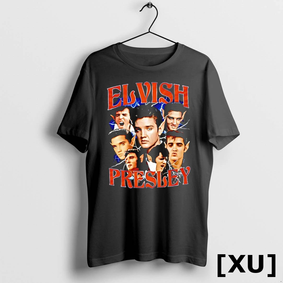 Official Elvish Presley Picture Collage Vintage Tshirts Sweater