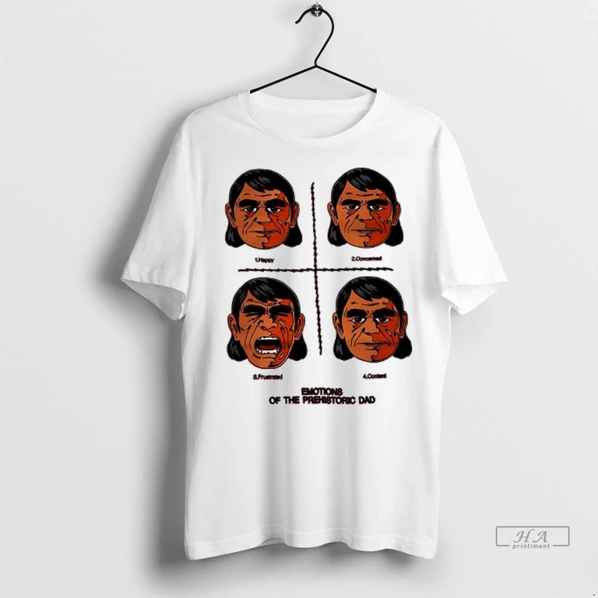 Official Emotions Of The Prehistoric Dad Tshirts Sweater