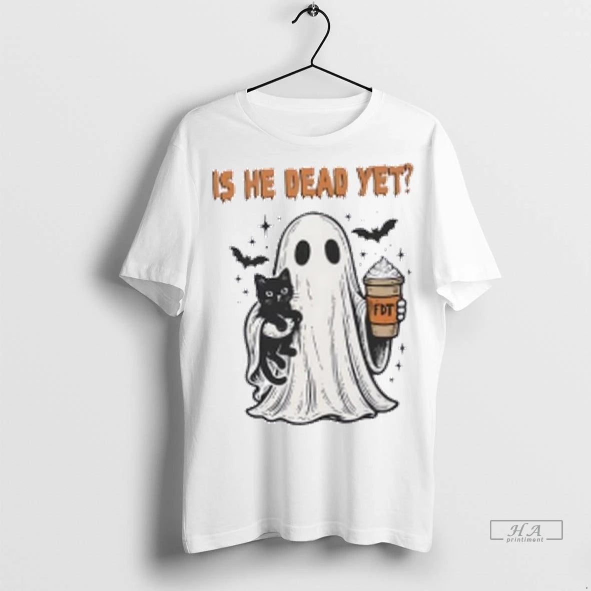 Official Fdt Boo Ghost Is He Dead Yet Halloween Tshirts Sweater