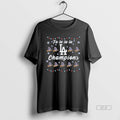 Official Fa La La La Los Angeles Dodgers 2025 World Series Champions Christmas
