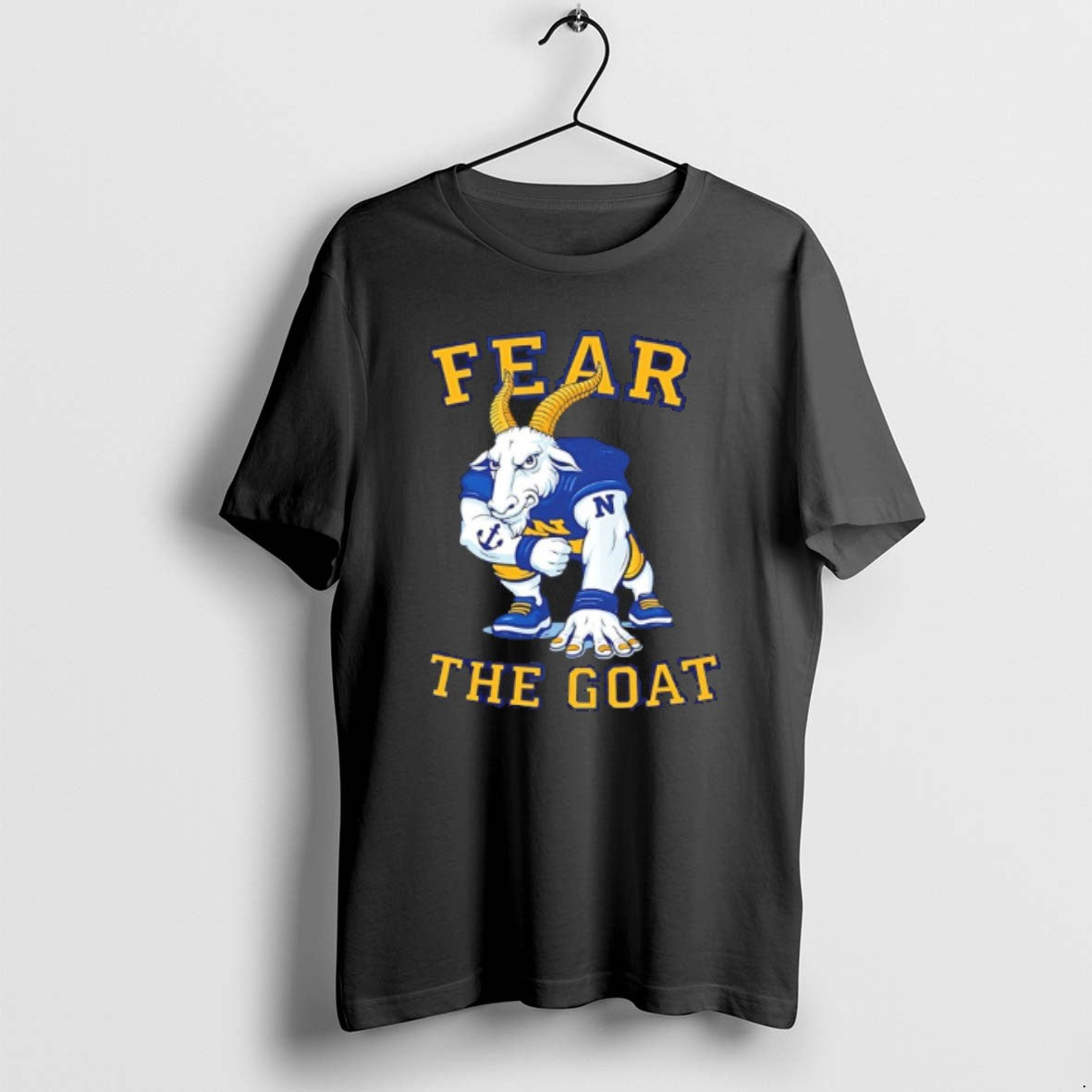 Official Fear The Goat Navy Midshipmen Football Mascot
