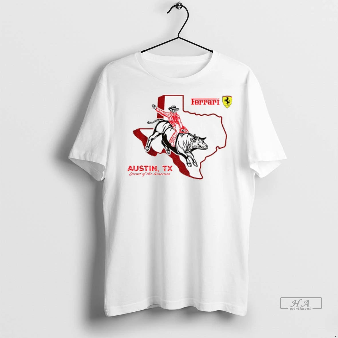 Official Ferrari Grand Prix Austin Texas Circuit Of The America Tshirts Sweater
