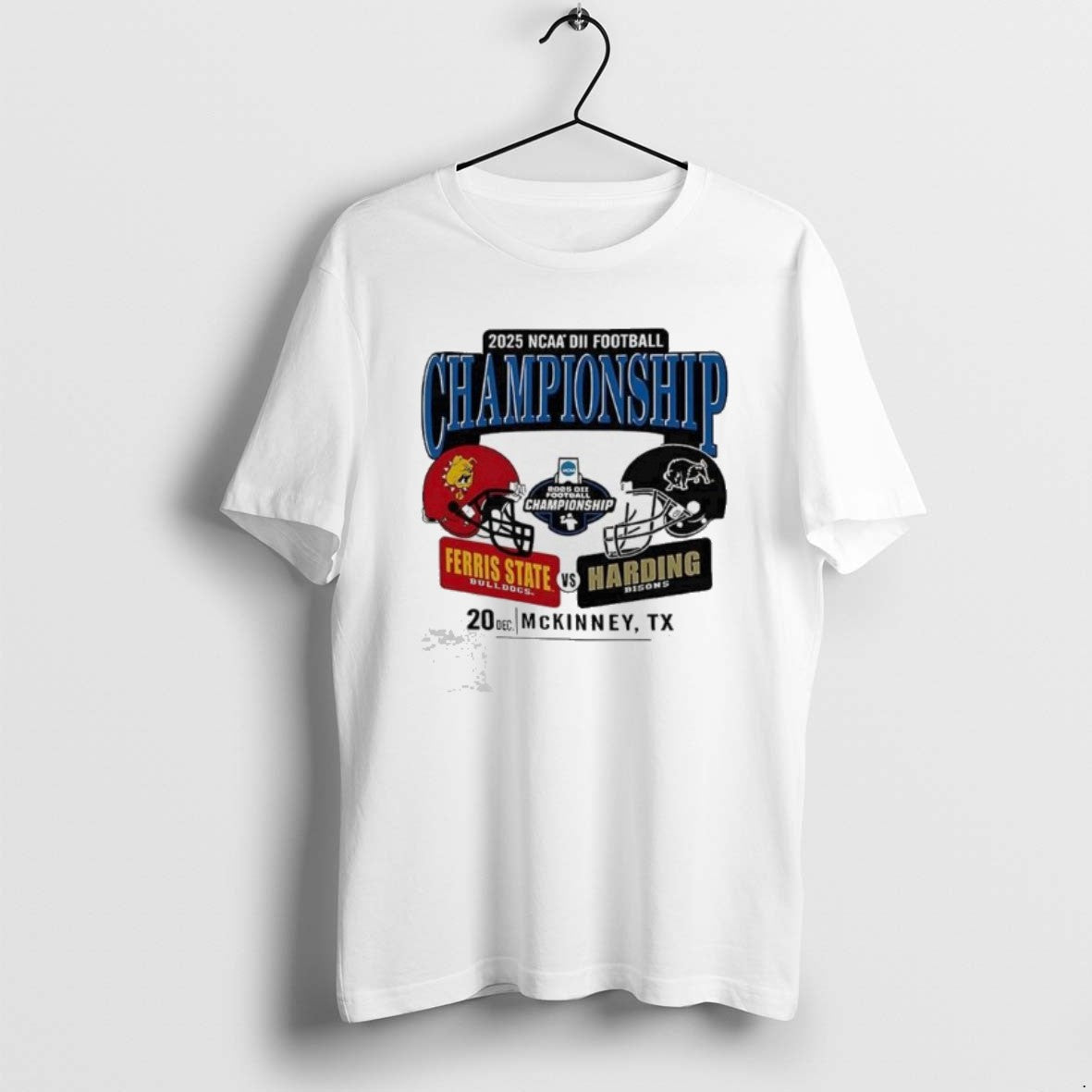 Official Ferris State Bulldogs Vs Harding Bisons 2025 Ncaa Division Ii Football Championship