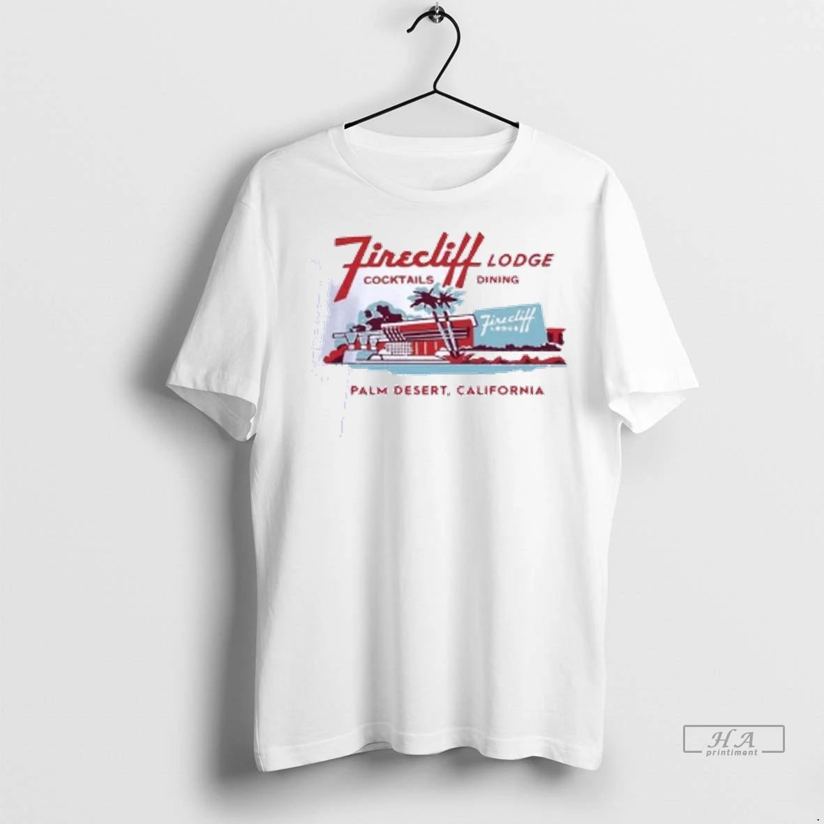 Official Firecliff Lodge Cocktails Dining Palm Desert California Tshirts Sweater