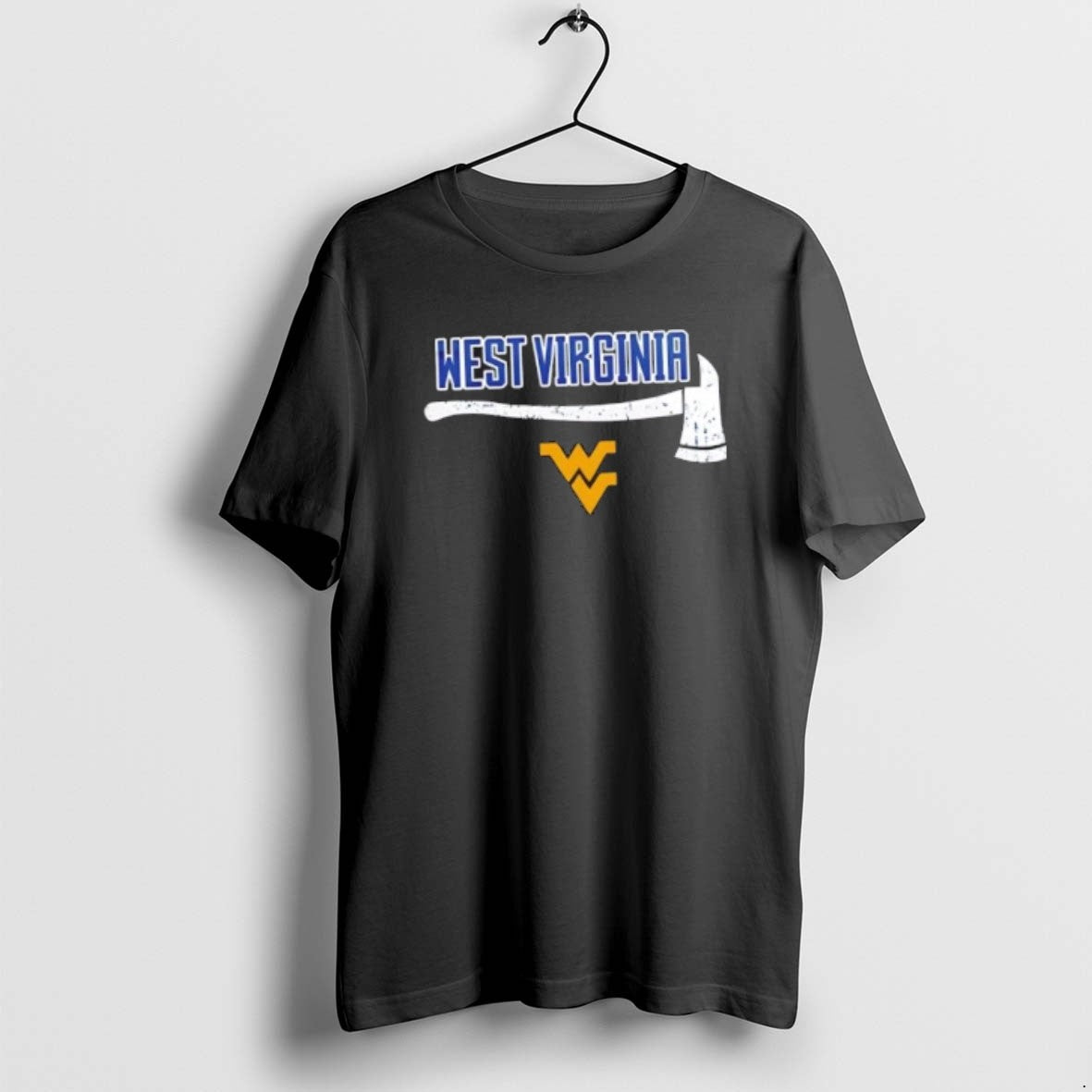 Official Firefighter Fire Dept Always Ready West Virginia Mountaineers 2 Sided