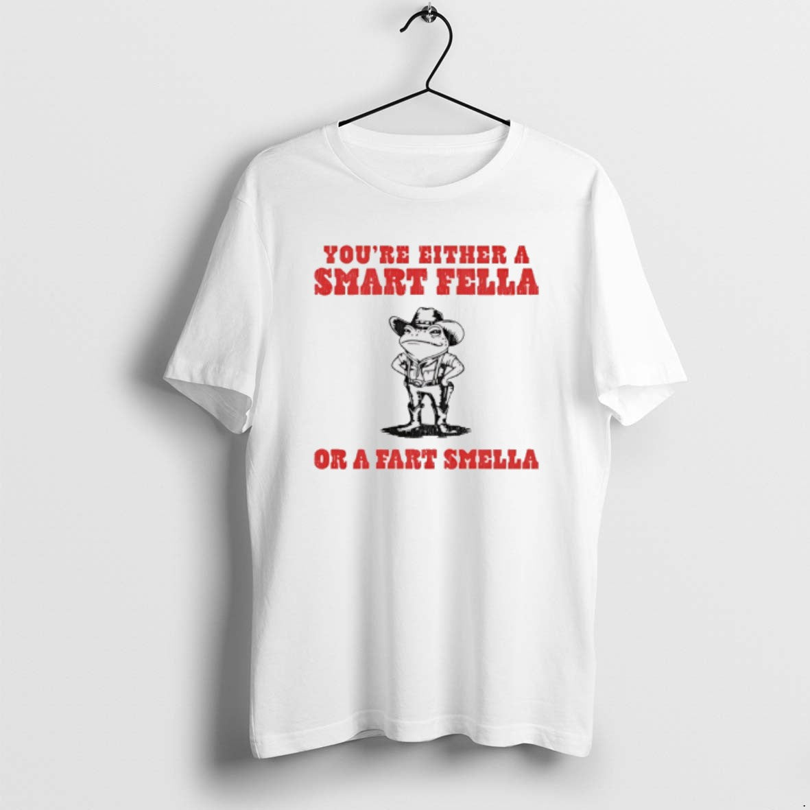Official Frog Cowboy Youre Either A Smart Fella Or A Fart Smella