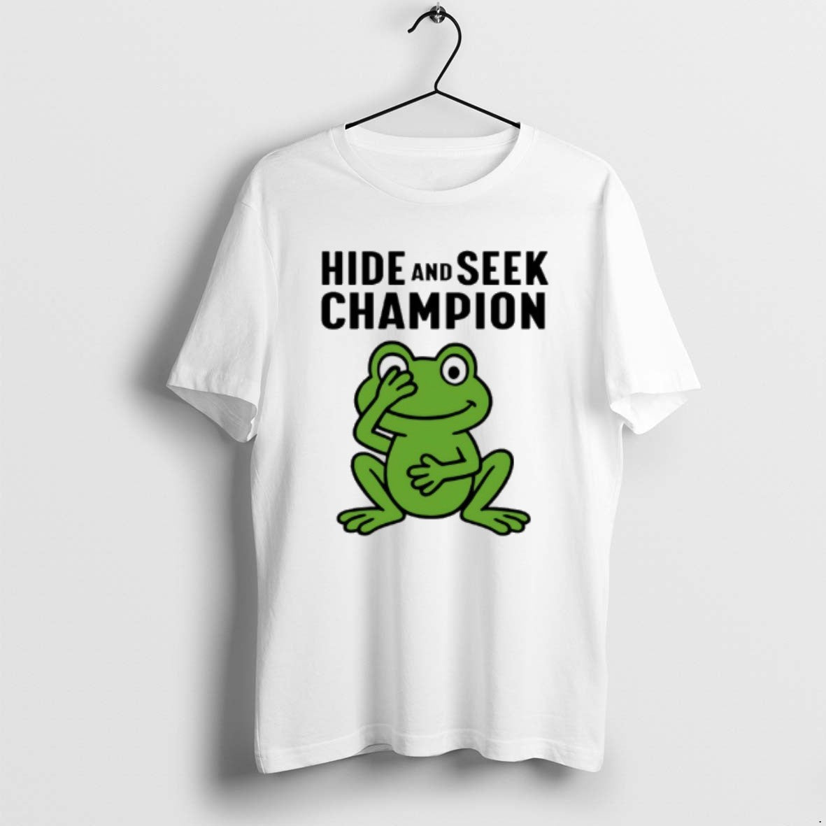 Official Frog Hide And Seek Champion
