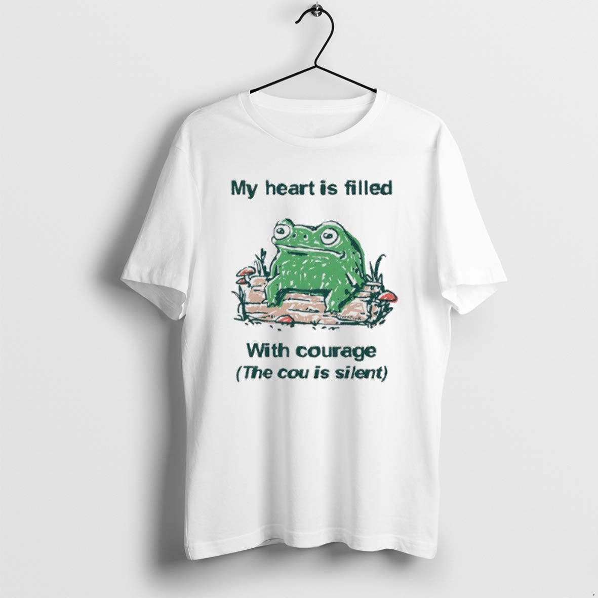 Official Frog My Heart Is Filled With Courage The Cou Is Silent