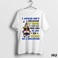 Official Funny Gnome I Avoid Shit Because My Temper Can Go From Zero To Life