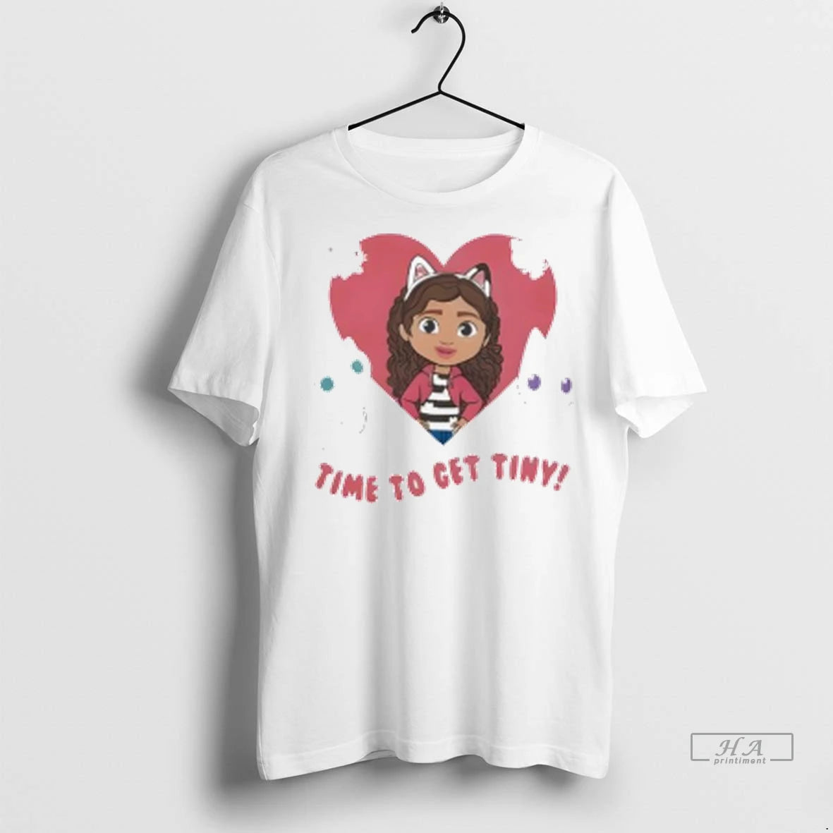 Official Gabbys Dollhouse Time To Get Tiny Ladies Tshirts Sweater