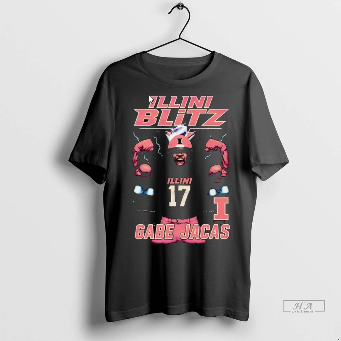 Official Gabe Jacas Illini Blitz Strong Illinois Football Tshirts Sweater