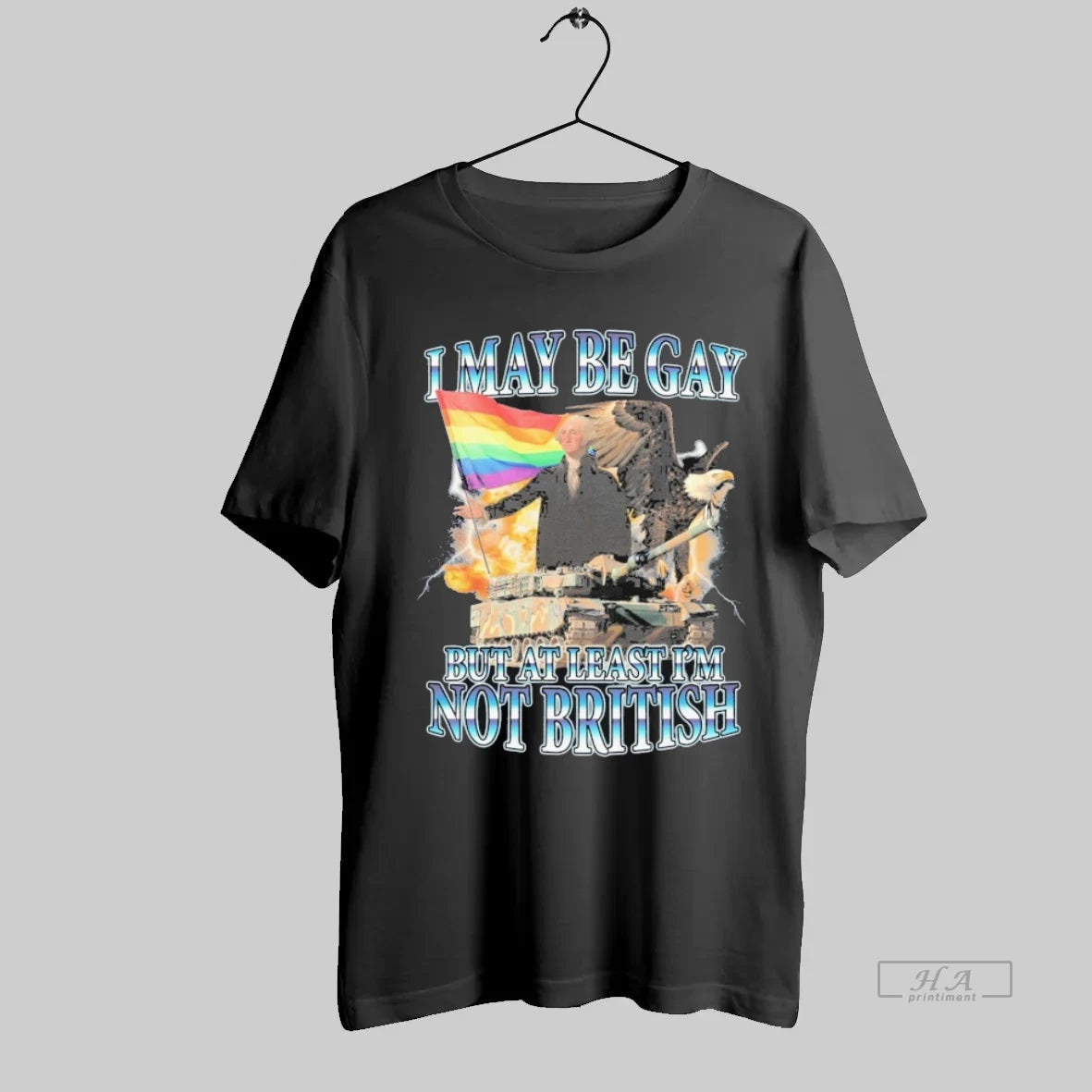 Official George Washington I May Be Gay But At Least I Am Not British Pride