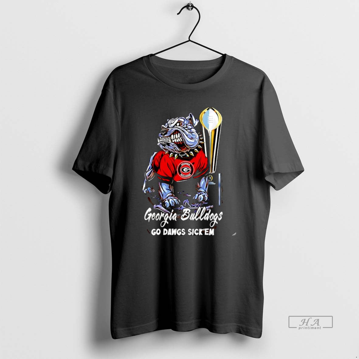 Official Georgia Bulldogs 2025 26 Cfp Go Dawgs Sick Em Mascot Christmas