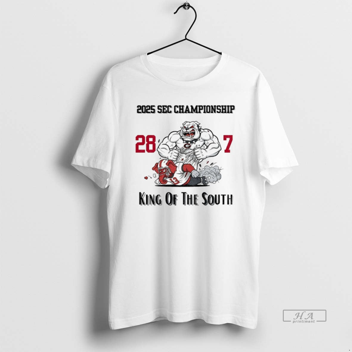 Official Georgia Bulldogs 2025 Sec Championship King Of The South 28 7