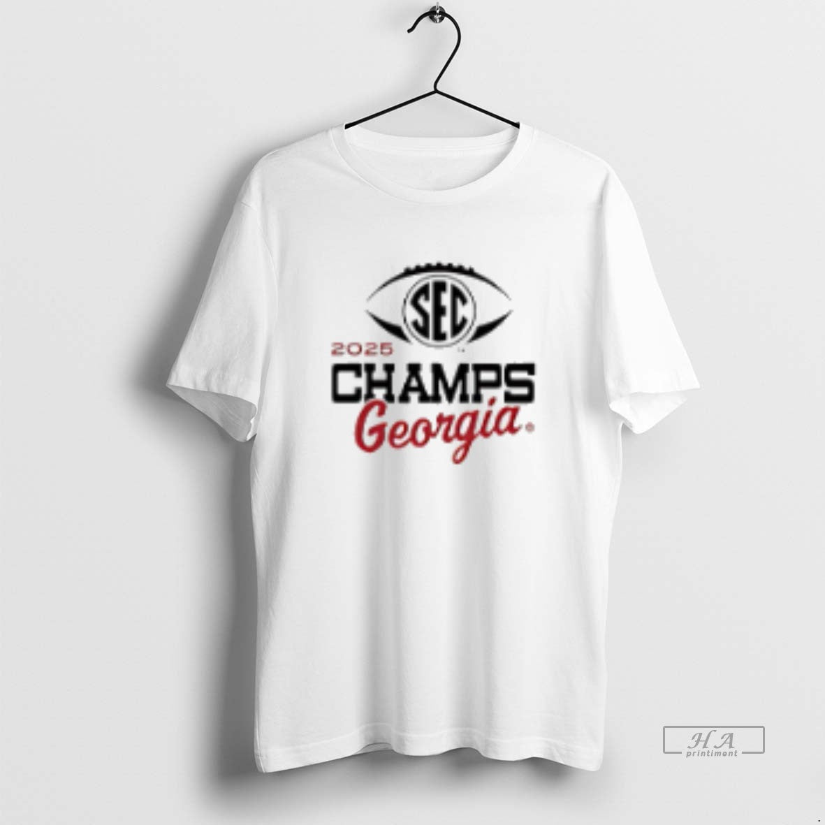 Official Georgia Bulldogs 2025 Sec Football Champions Logo