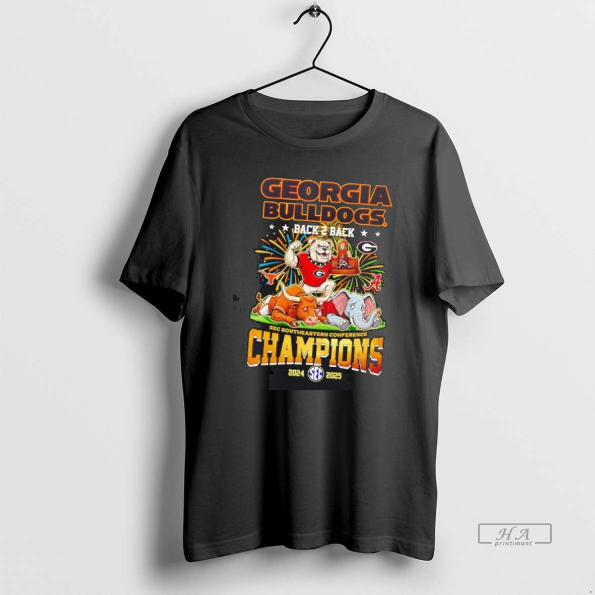 Official Georgia Bulldogs 2025 Back 2 Back Sec Southeastern Conference Champions