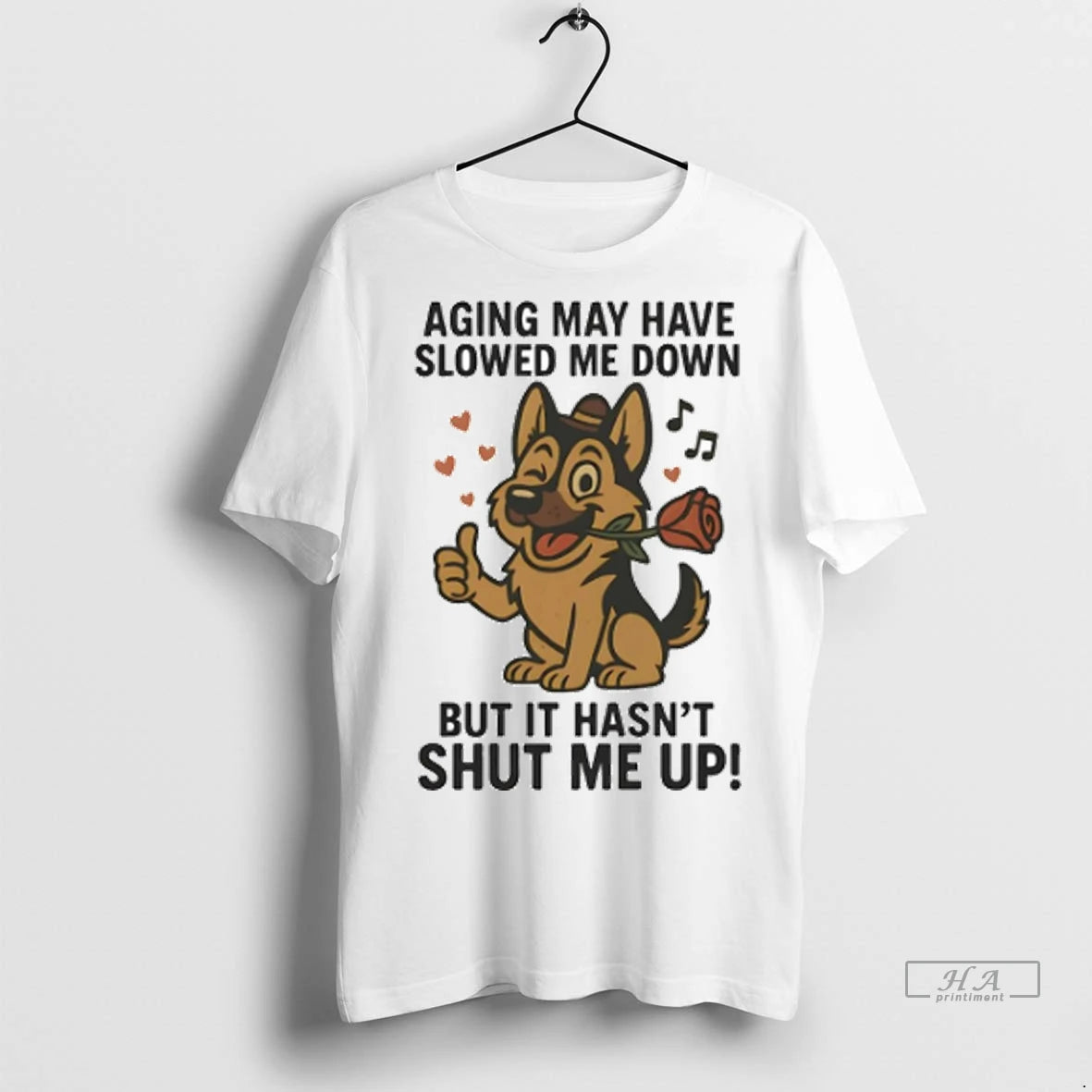 Official German Shepherd Aging May Have Slowed Me Down Tshirts Sweater