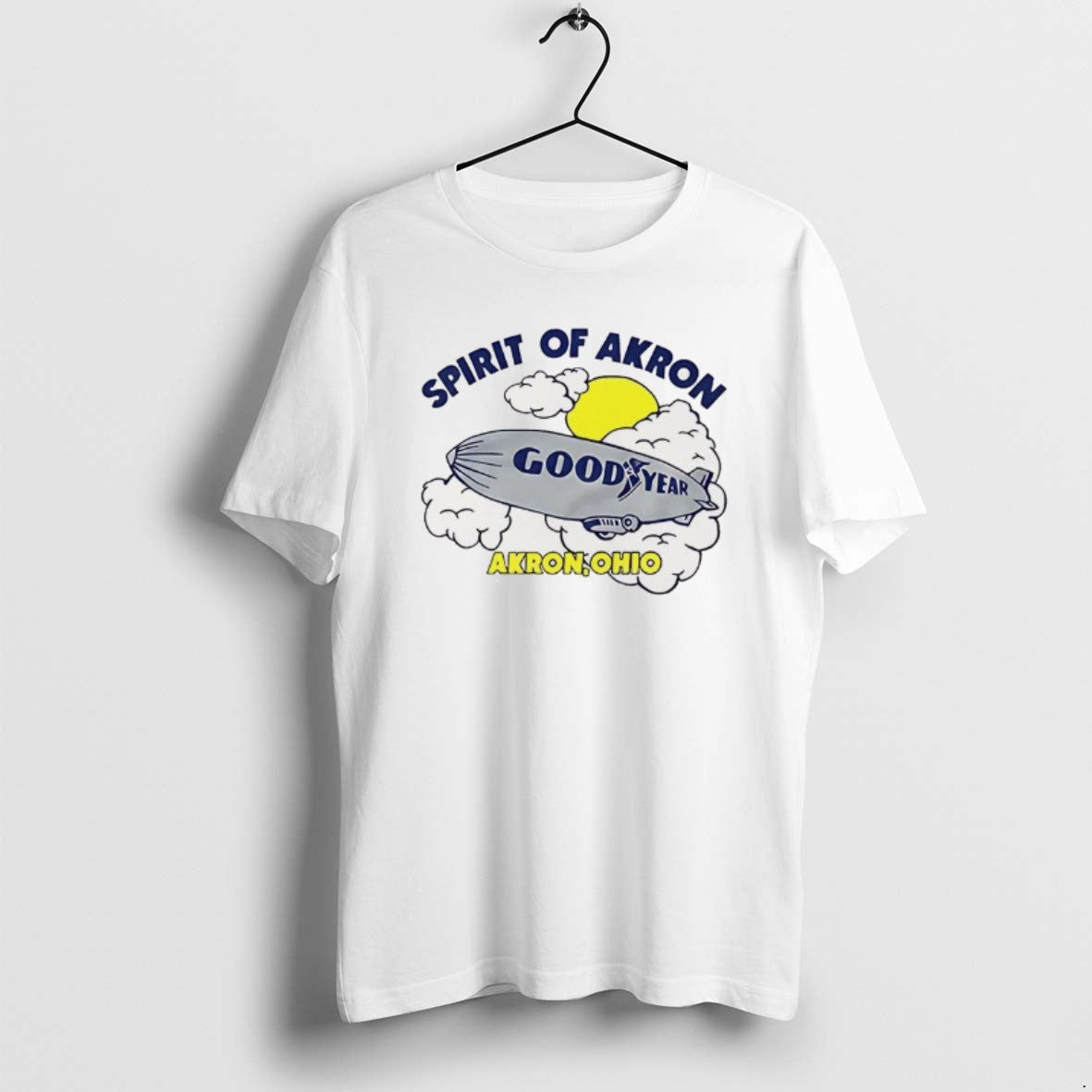 Official Goodyear Blimp Spirit Of Akron Ohio Cartoon