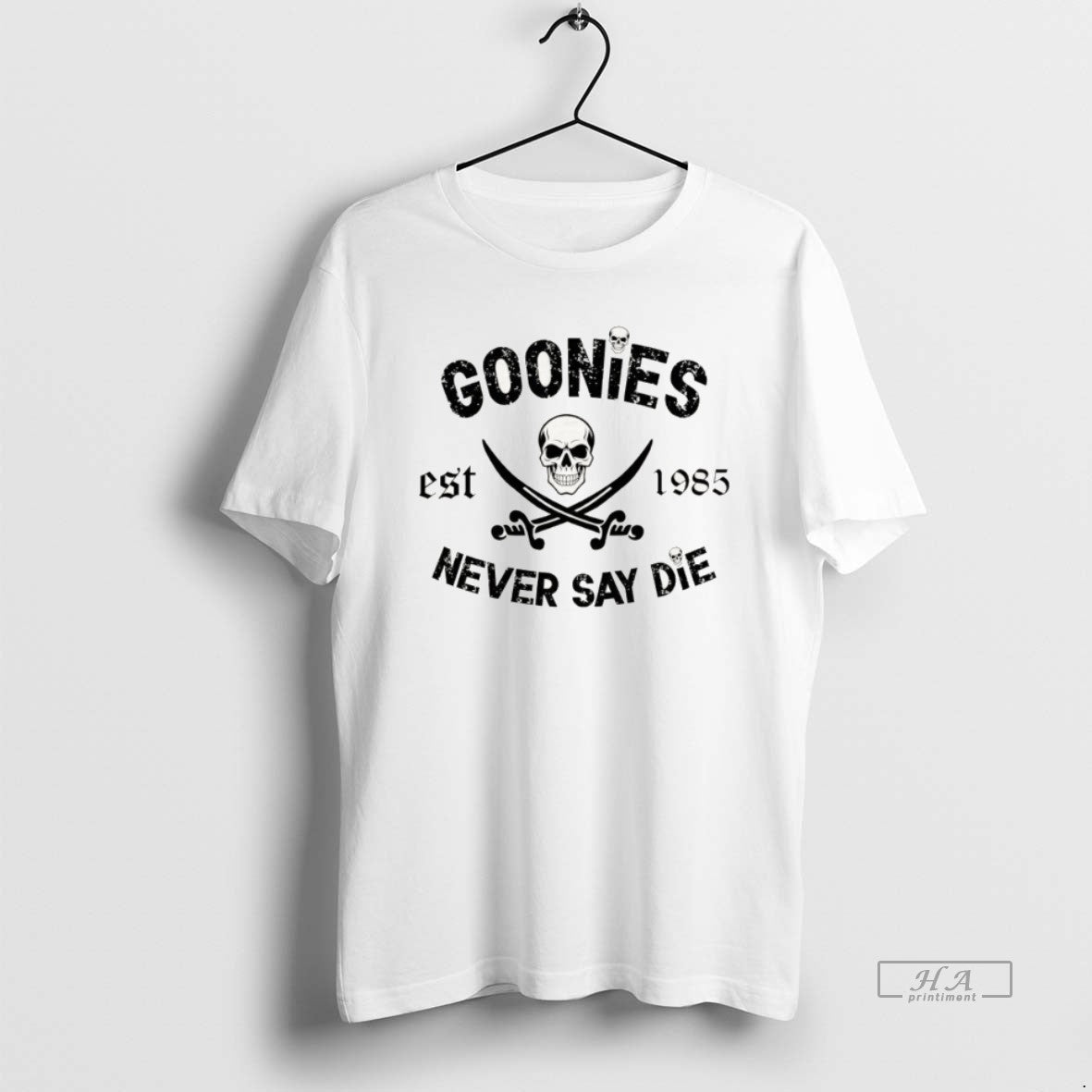 Official Goonies Never Say Die Est 1985