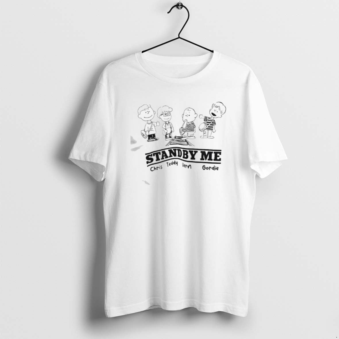 Official Gordie Chris Teddy Vern Stand By Me Movie Graphic