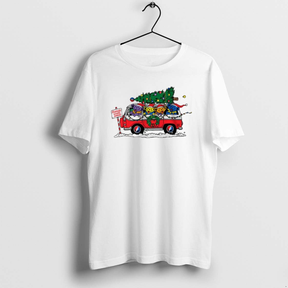 Official Grateful Dead Steal Your Christmas Tree Reindeer Games Ahead