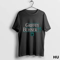Official Griffey Buhner 95 Ken Griffey Jr And Jay Buhner Seattle Mariners Mlb Baseball