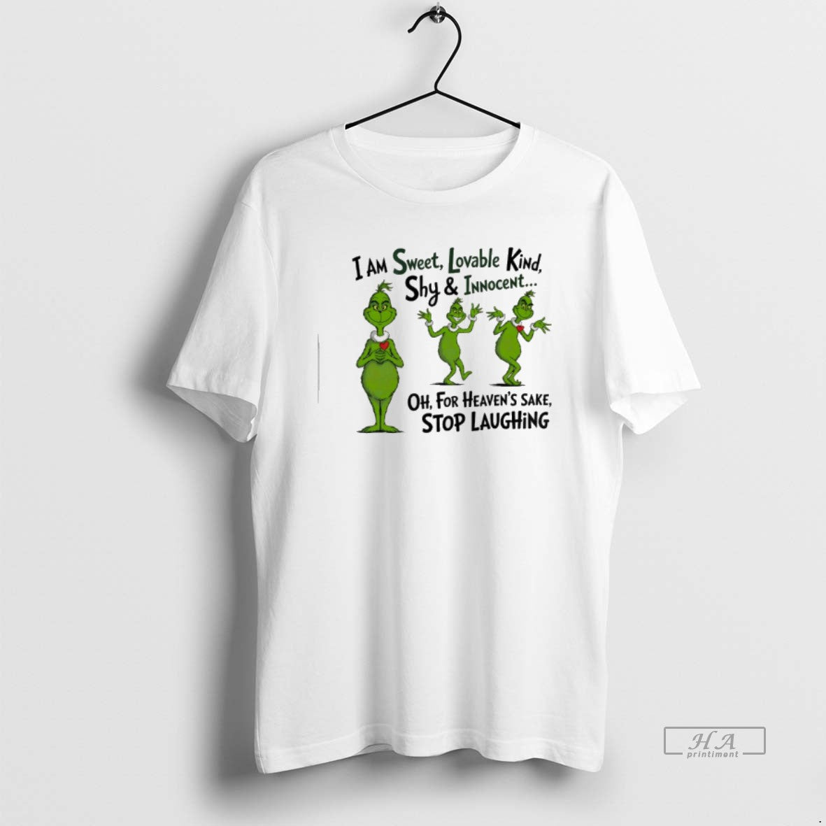 Official Grinch I Am Sweet Lovable Kind Shy And Innocent Christmas