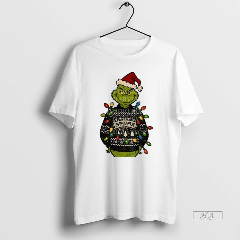 Official Grinch San Antonio Spurs Nba Basketball Christmas 2025