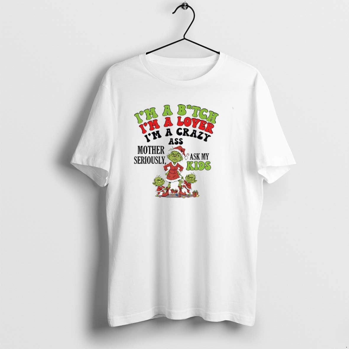 Official Grinch Santa Im 97 Sure You Dont Like Me Merry Christmas
