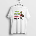 Official Grinch Santa Forget The Dogs Who Let The Idiots Out Xmas