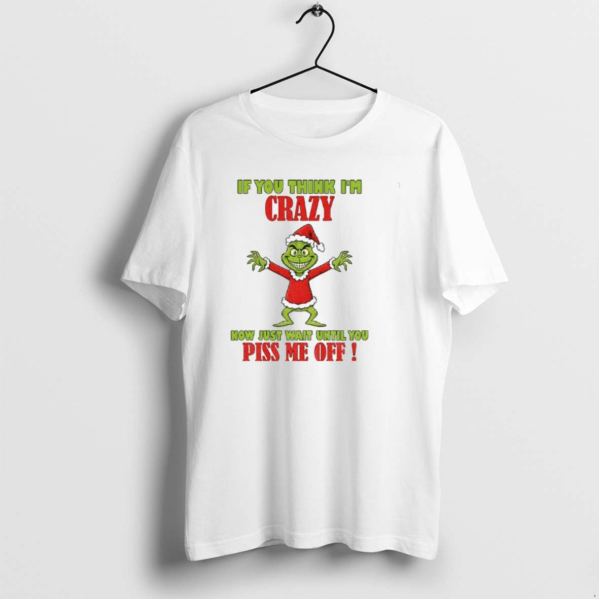 Official Grinch Santa Hat Ive Met My Quota For Stupid People Merry Christmas