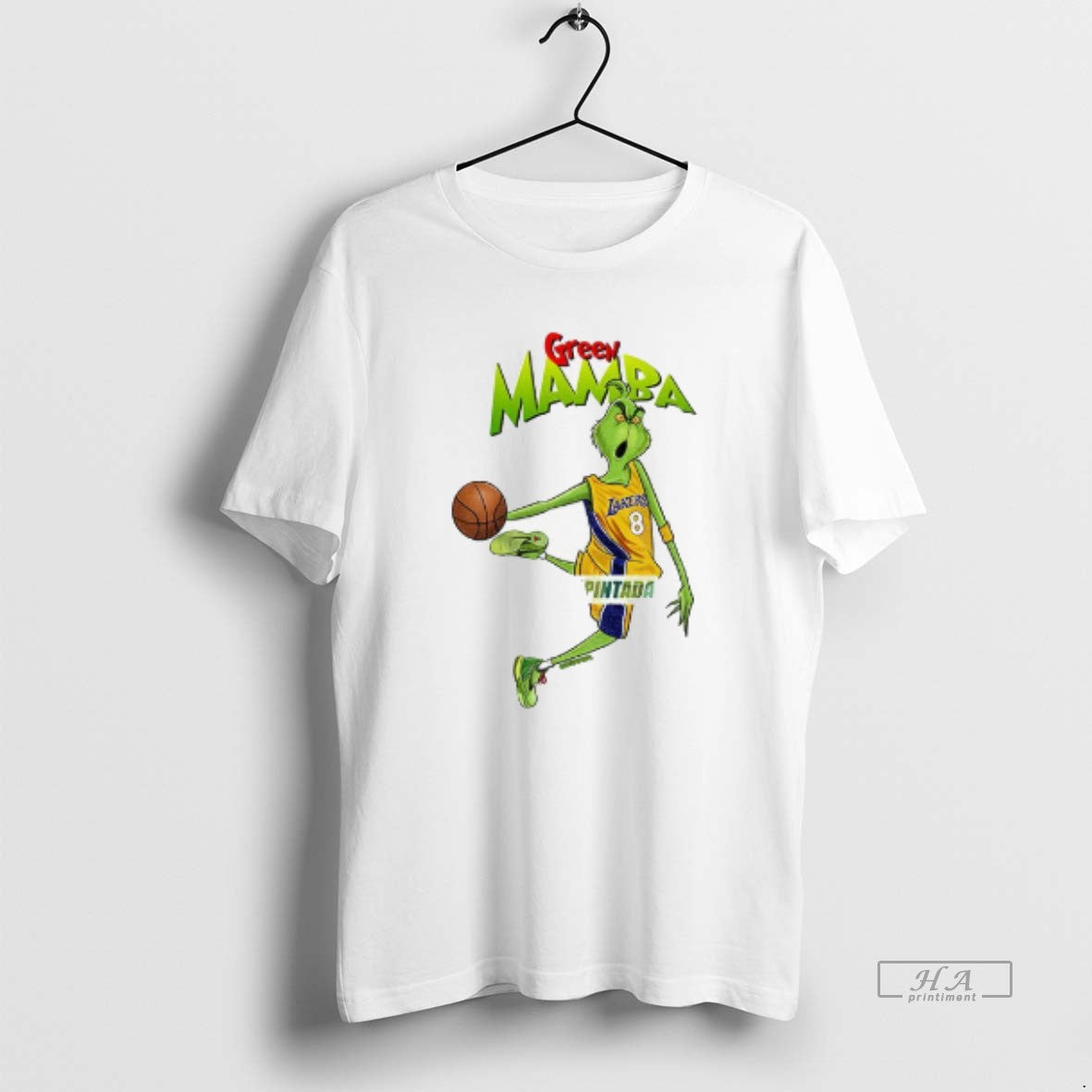 Official Grinch Santa X Kobe Bryant Los Angeles Lakers Nba Basketball Christmas