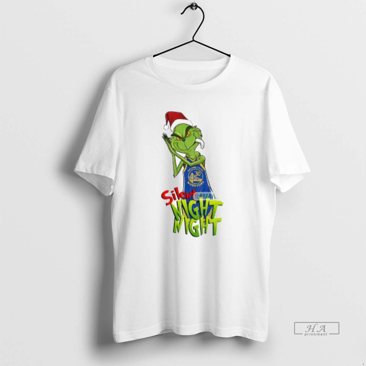 Official Grinch Santa X Stephen Curry Golden State Warriors Nba Basketball Christmas