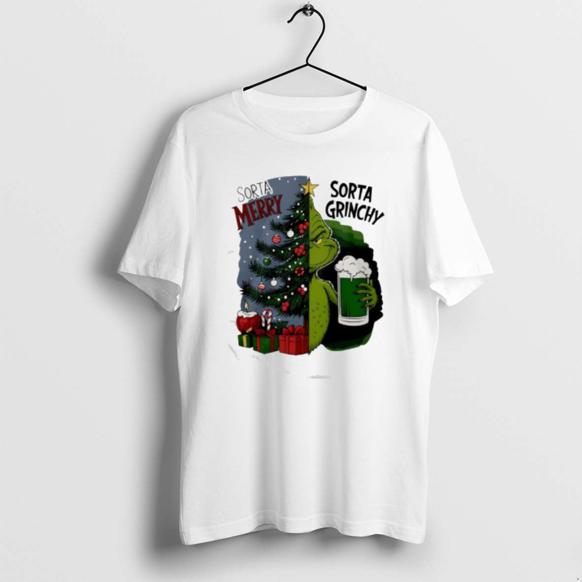 Official Grinch Sorta Merry Sorta Grinchy Christmas Holiday