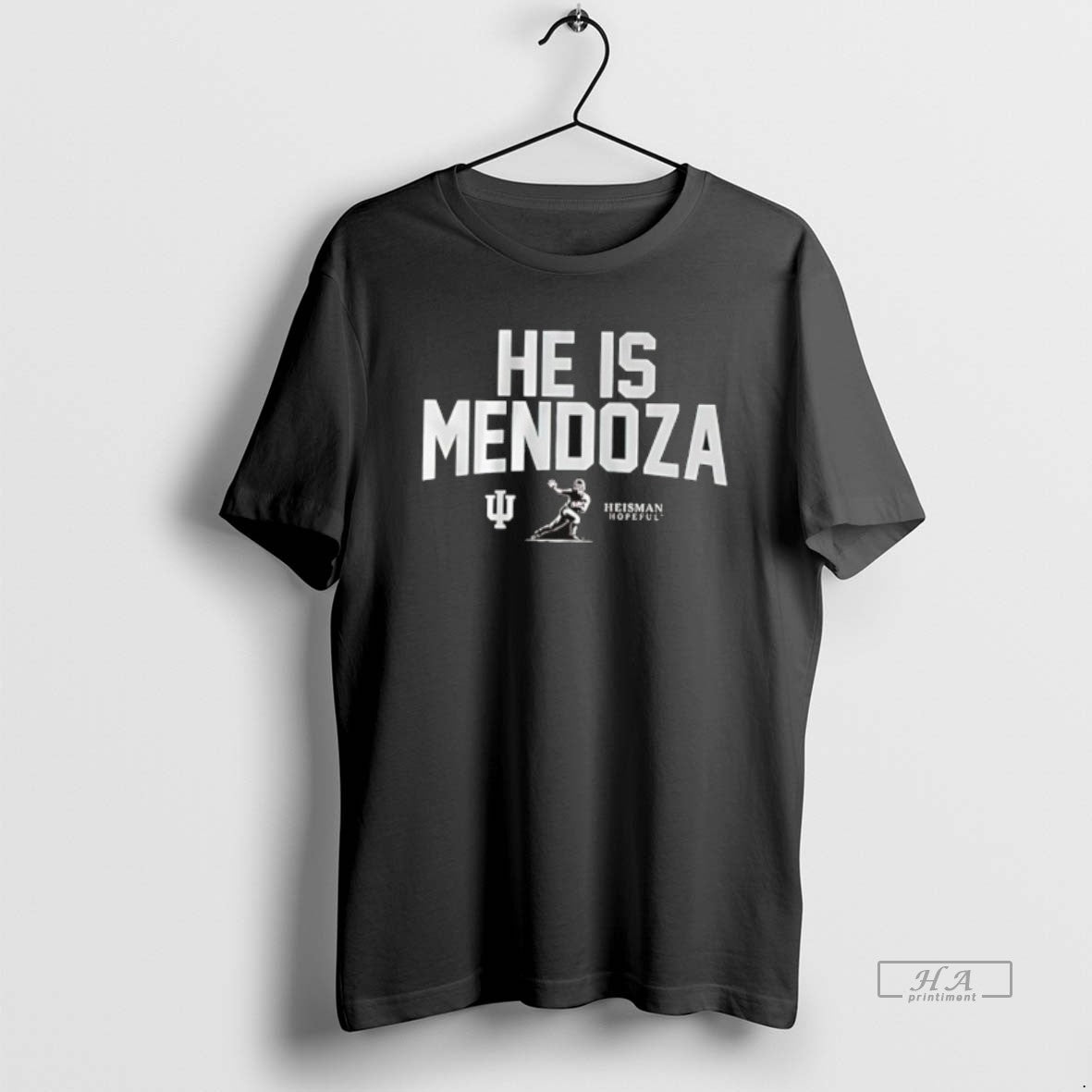 Official He Is Mendoza Indiana Football Stylish