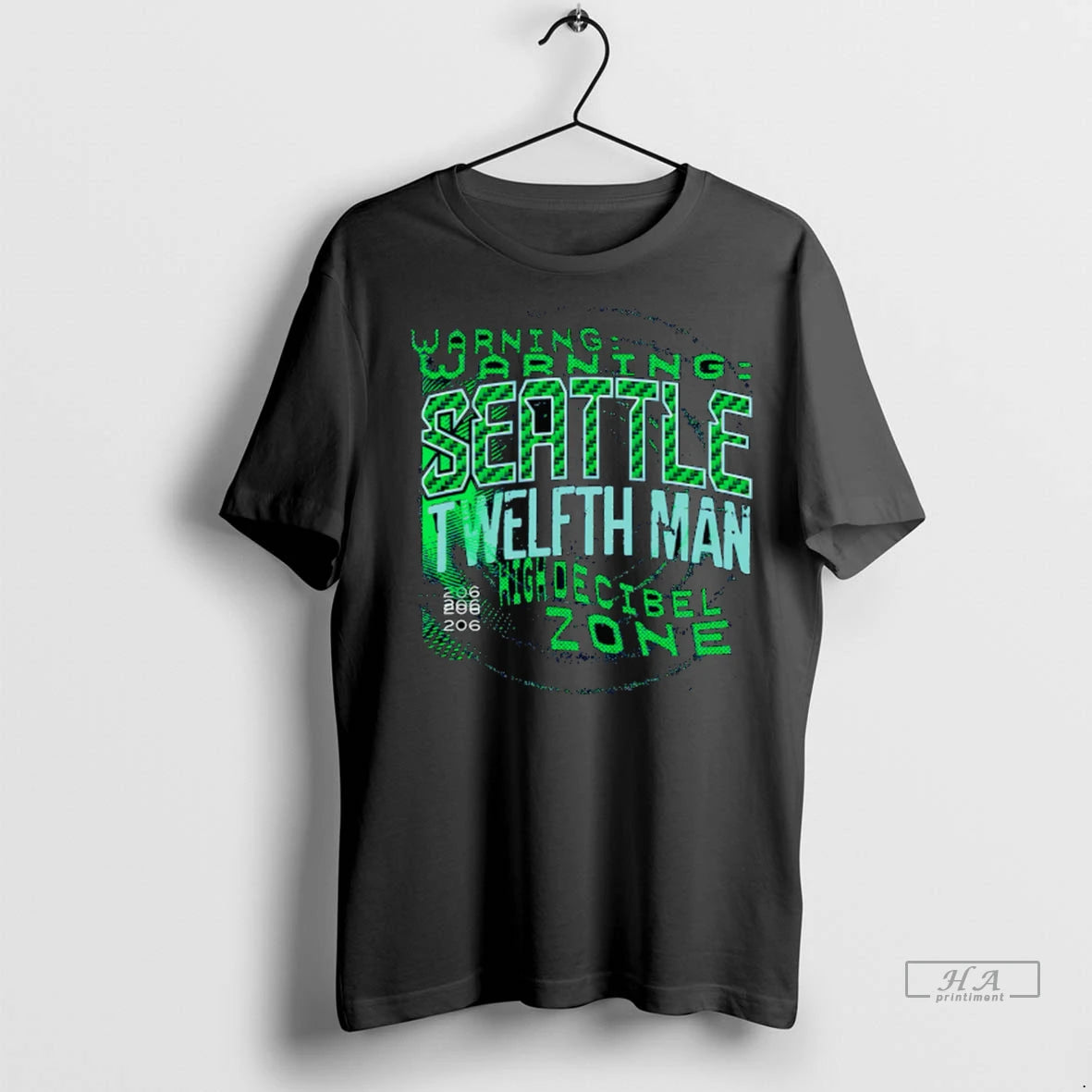 Official High Decibel Zone Seattle Football Twelfth Man Tshirts Sweater