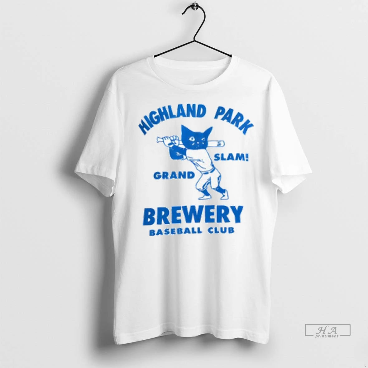 Official Highland Park Brewery Grand Slam Baseball Club Mascot Ladies Tshirts Sweater