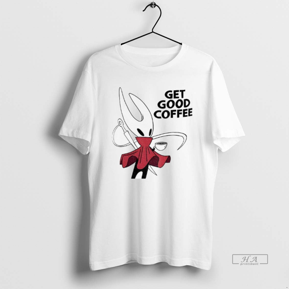 Official Hollow Knight Silksong Hornet Get Good Coffee
