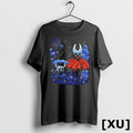 Official Hollow Knight The Knight Hornet Rainy Street Lamp Blue Crystals Video Game Tshirts Sweater