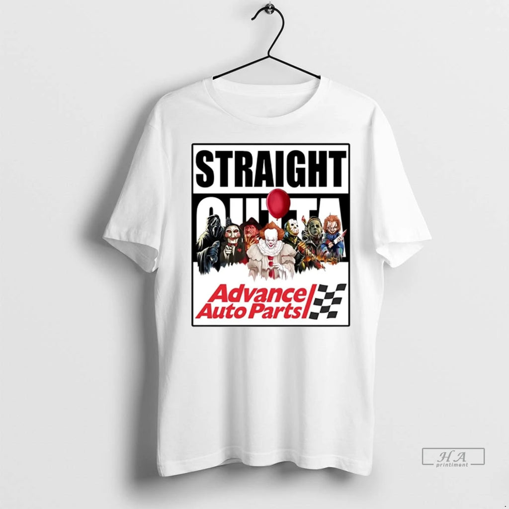 Official Horror Halloween Straight Outta Advance Auto Parts Tshirts Sweater