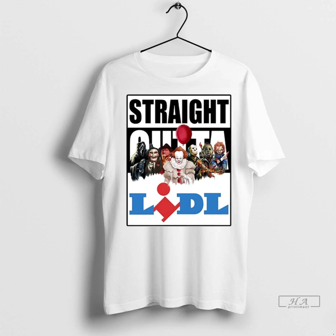 Official Horror Halloween Straight Outta Lidl Tshirts Sweater