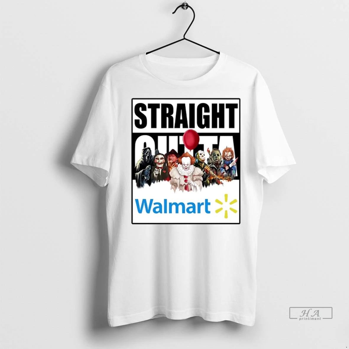 Official Horror Halloween Straight Outta Walmart Tshirts Sweater